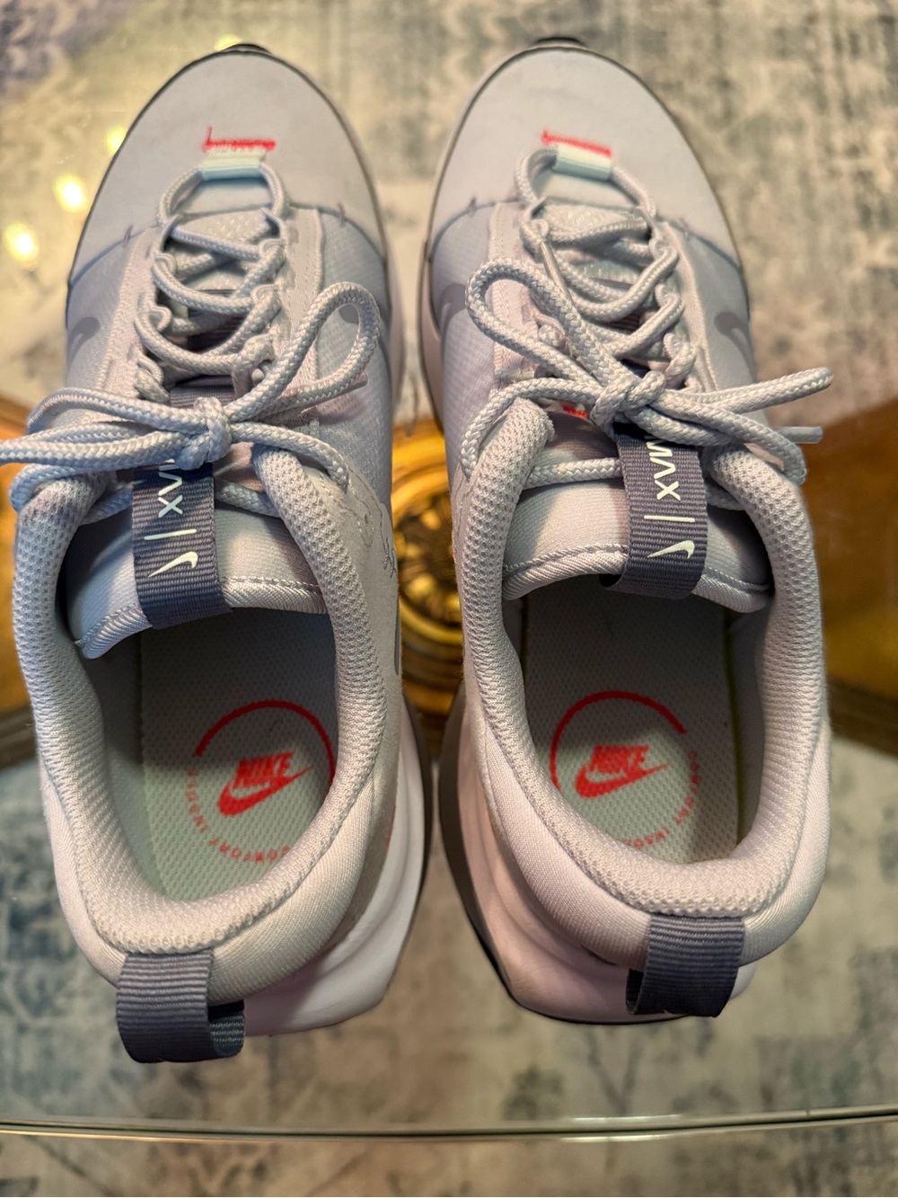Nike Women’s Light Blue and Gray Air Max INTRLK Sneakers Y2K Clean Girl 9 - Picture 7 of 10